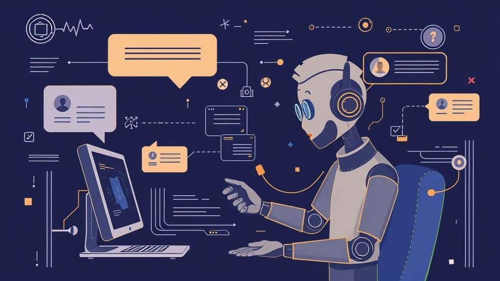 Professional technical illustration of claude 4: revolutionizing conversational ai interactions modern developer aesthetic cl